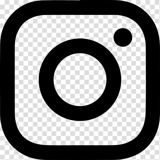 Čierna ikona pripominajuca logo socialnej siete  s bielym pozadím